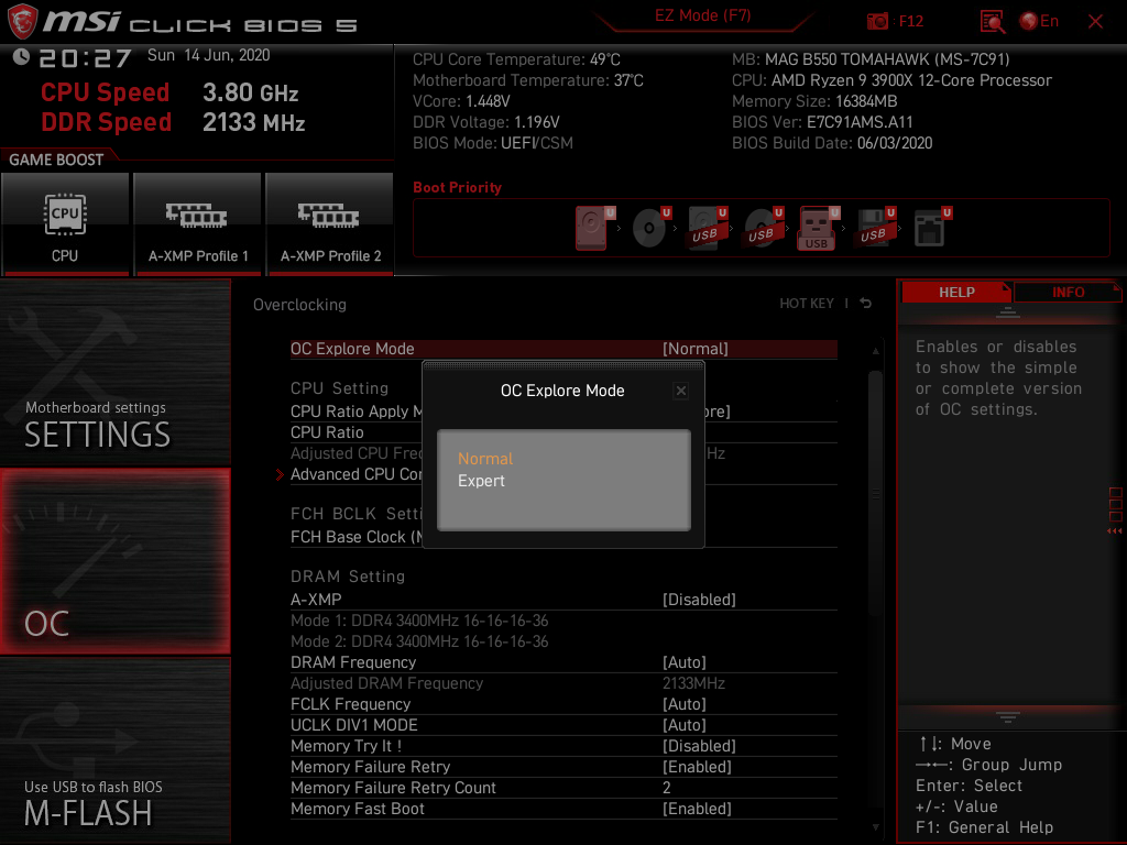 MSI MAG B550 Tomahawk