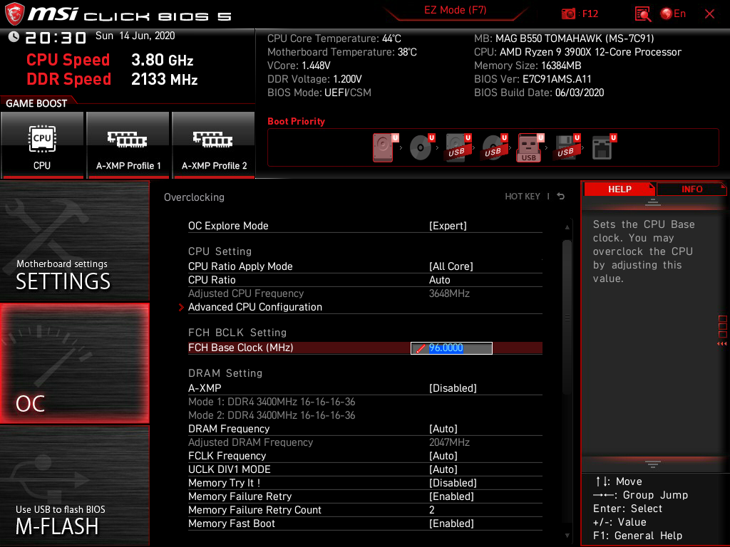 MSI MAG B550 Tomahawk