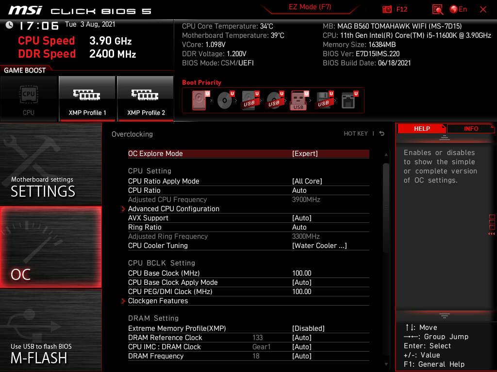 MSI MAG B560 Tomahawk WiFi