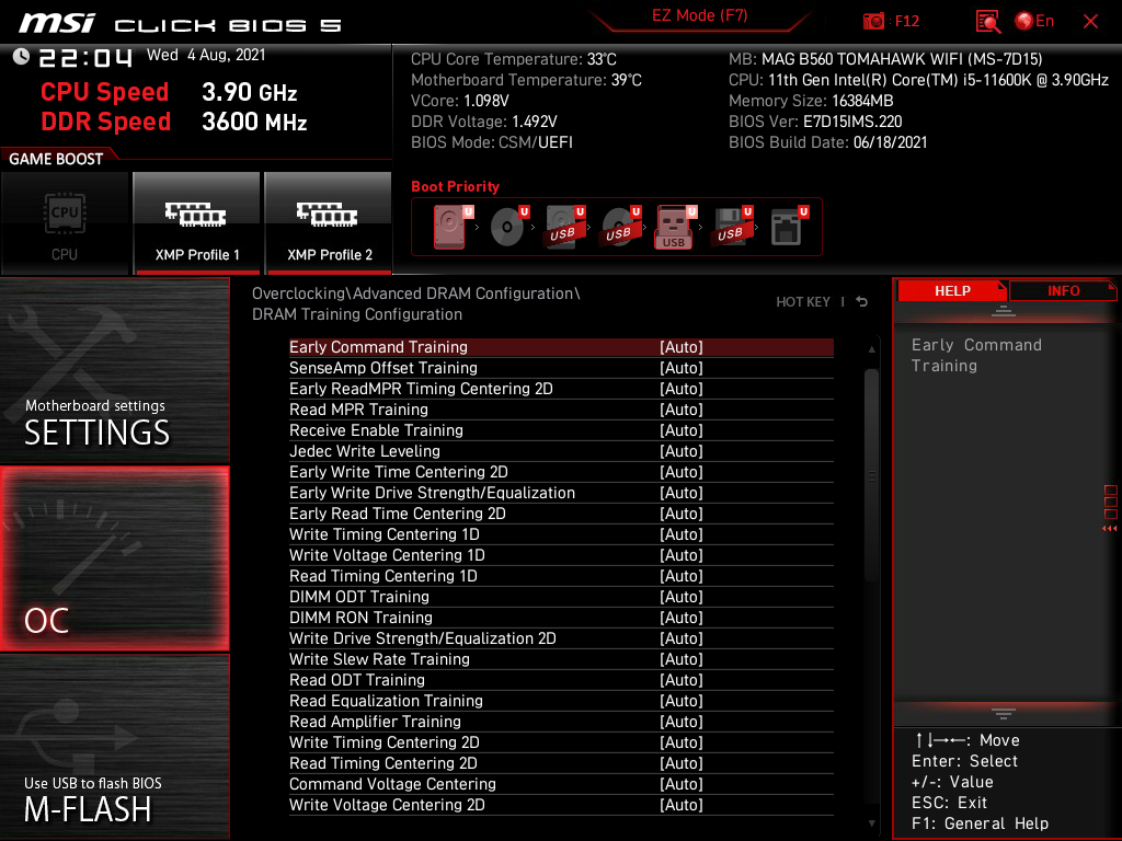 Msi mag b560 tomahawk wifi