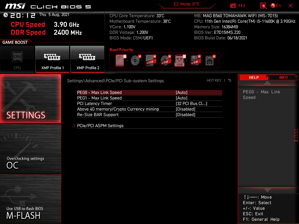 MSI MAG B560 Tomahawk WiFi