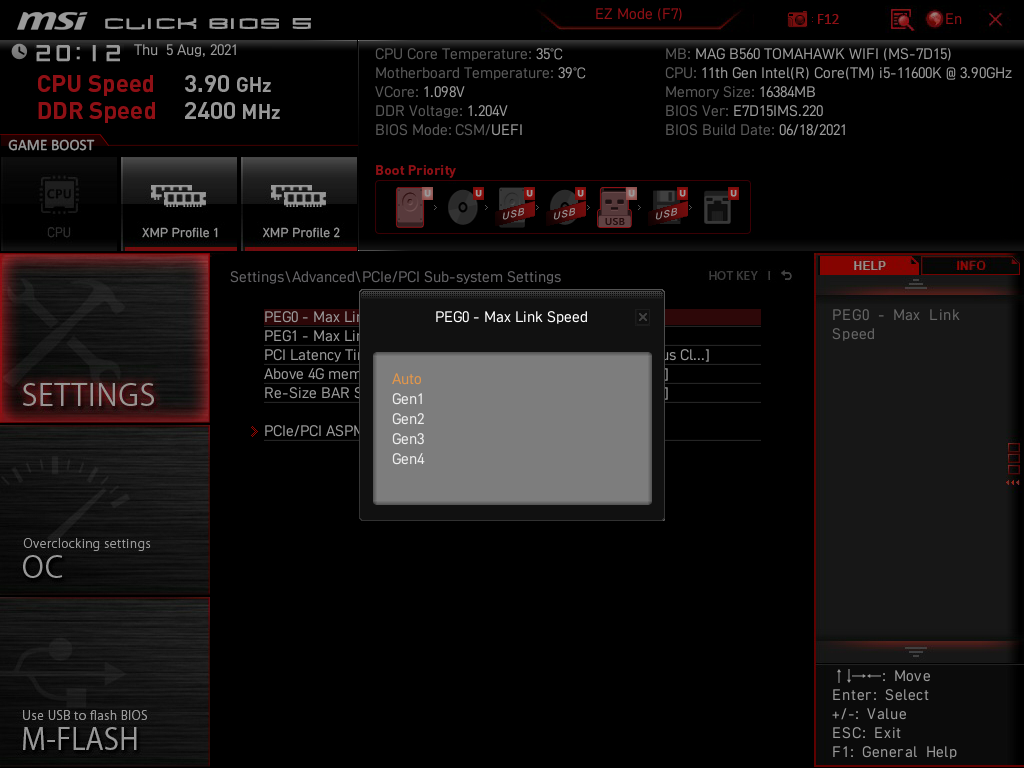 MSI MAG B560 Tomahawk WiFi