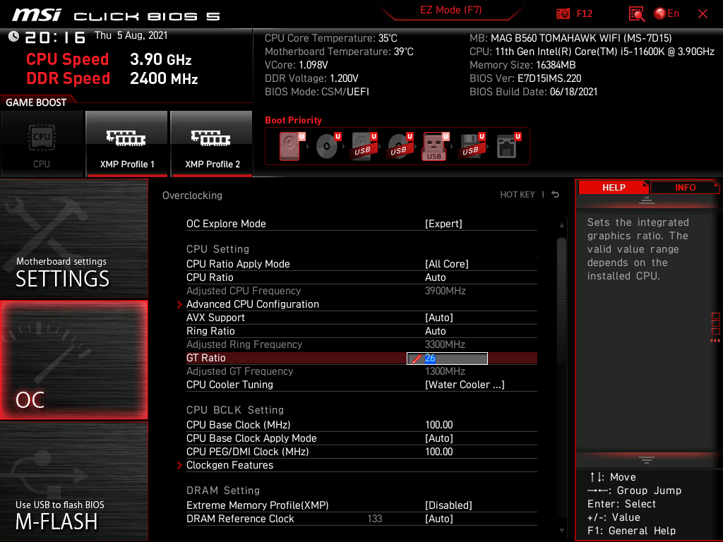 MSI MAG B560 Tomahawk WiFi