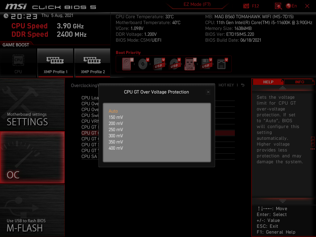 MSI MAG B560 Tomahawk WiFi