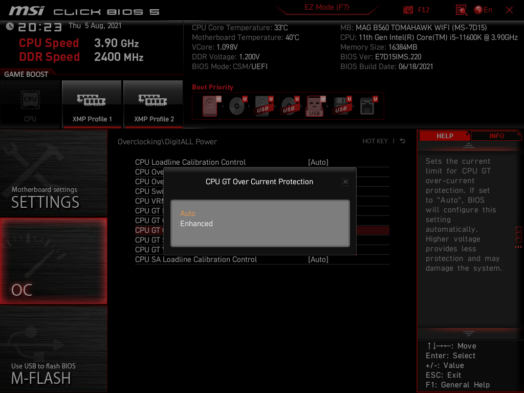 MSI MAG B560 Tomahawk WiFi