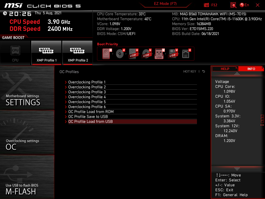 MSI MAG B560 Tomahawk WiFi