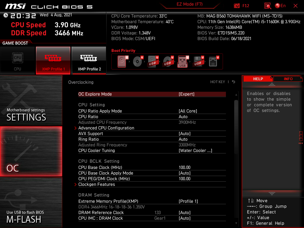 MSI MAG B560 Tomahawk WiFi