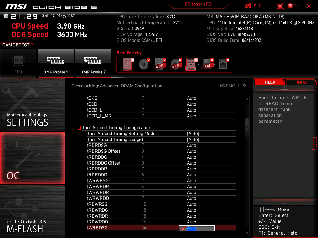 MSI MAG B560M Bazooka