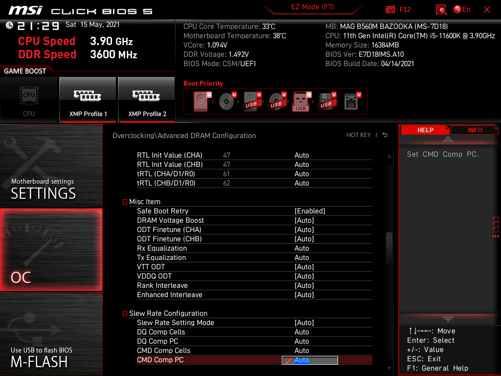 MSI MAG B560M Bazooka