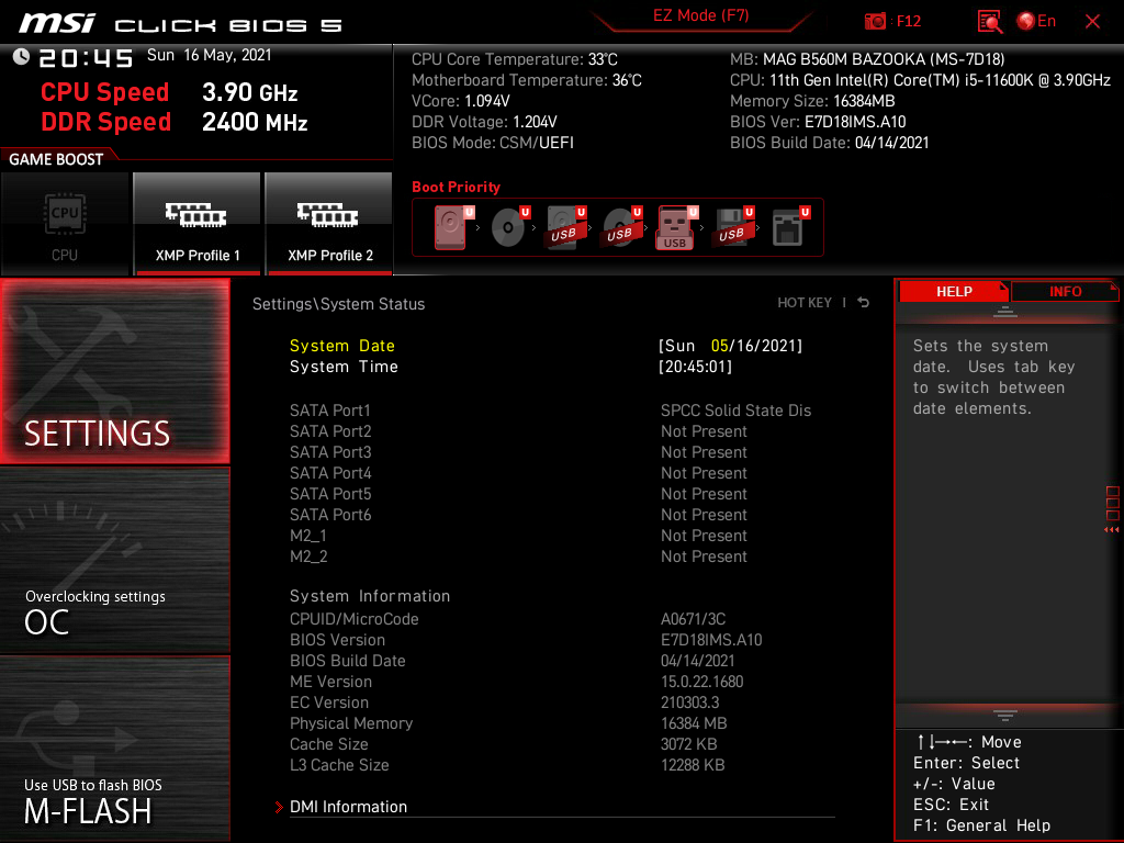 MSI MAG B560M Bazooka