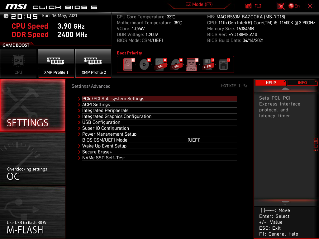 MSI MAG B560M Bazooka