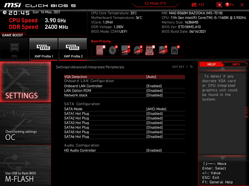 MSI MAG B560M Bazooka