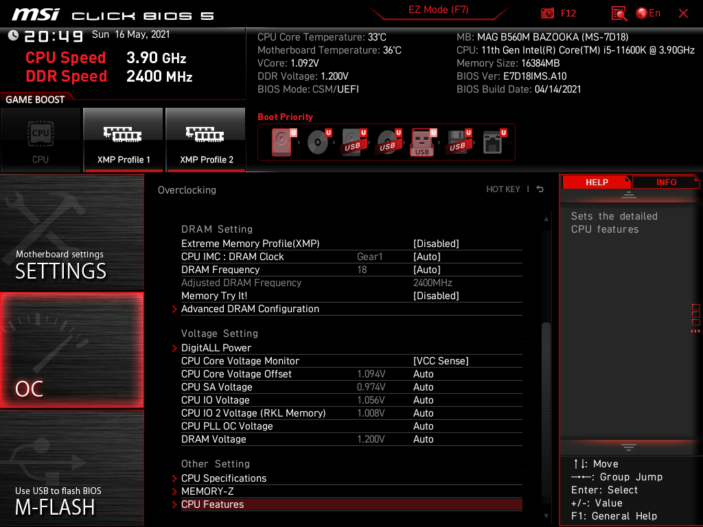 MSI MAG B560M Bazooka