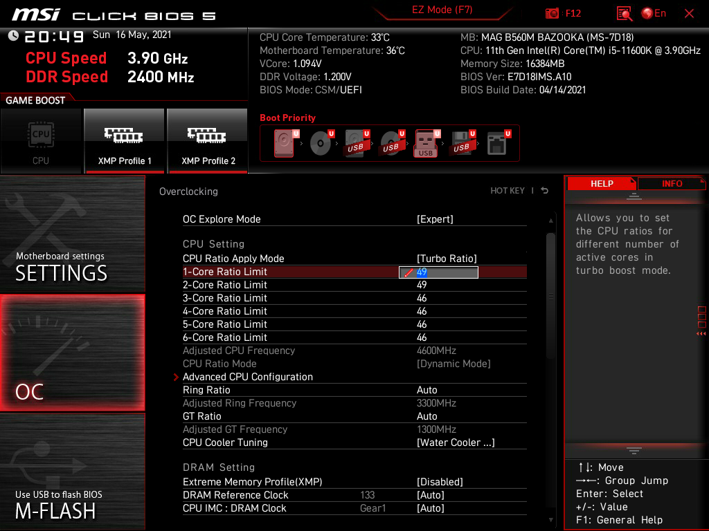 MSI MAG B560M Bazooka