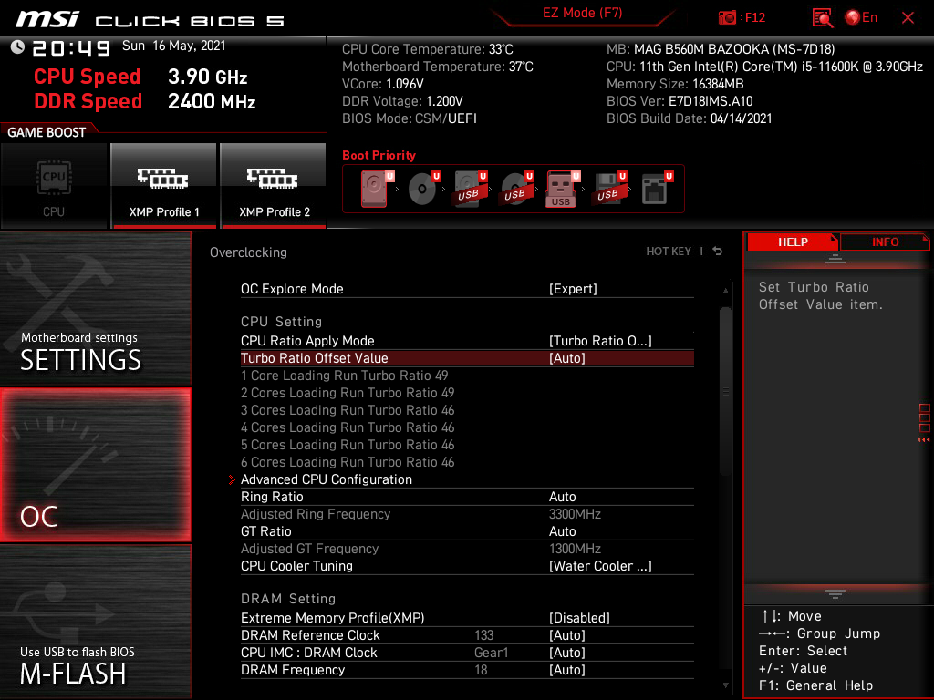 MSI MAG B560M Bazooka