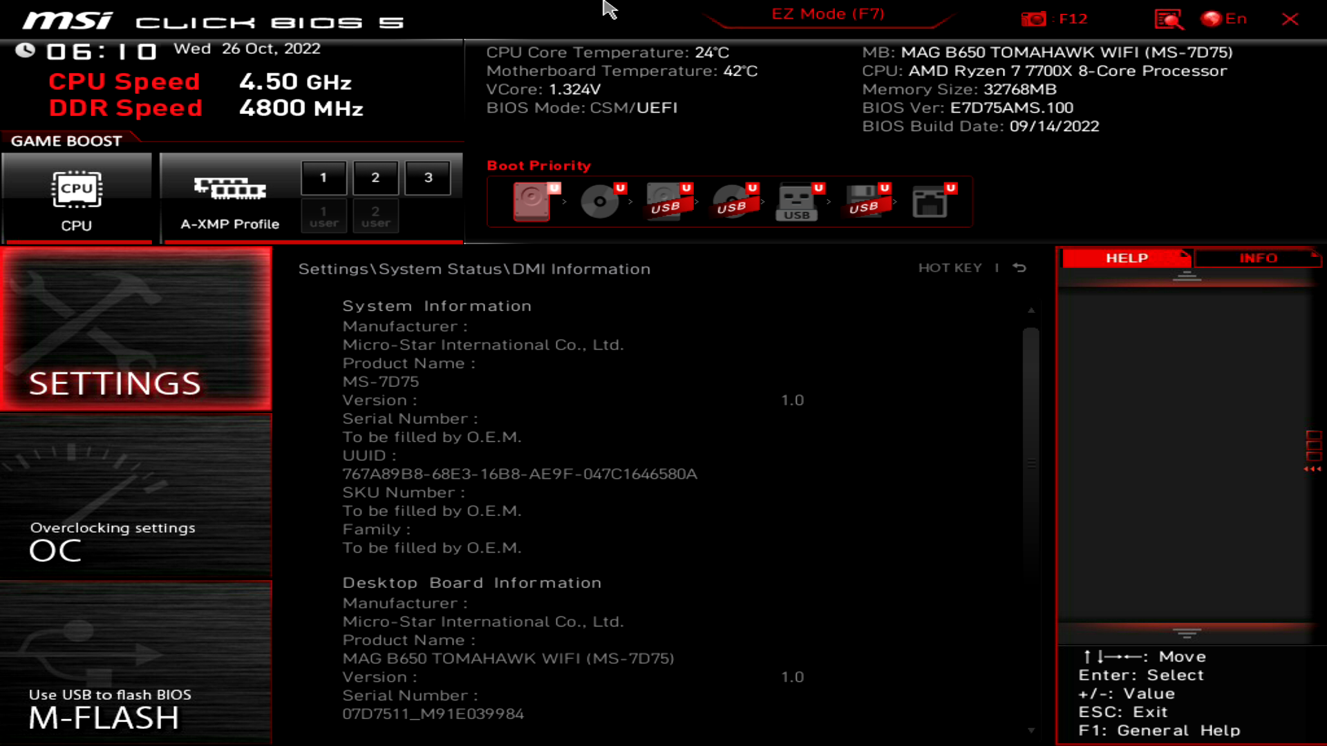 MSI MAG B650 Tomahawk WIFI