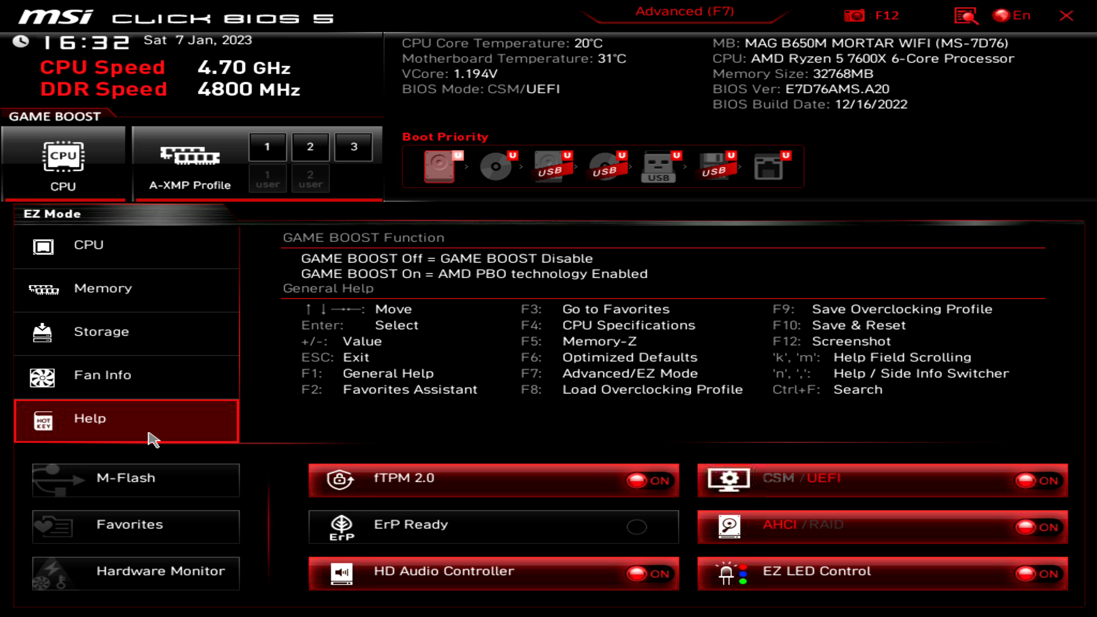 MSI MAG B650M Mortar WIFI