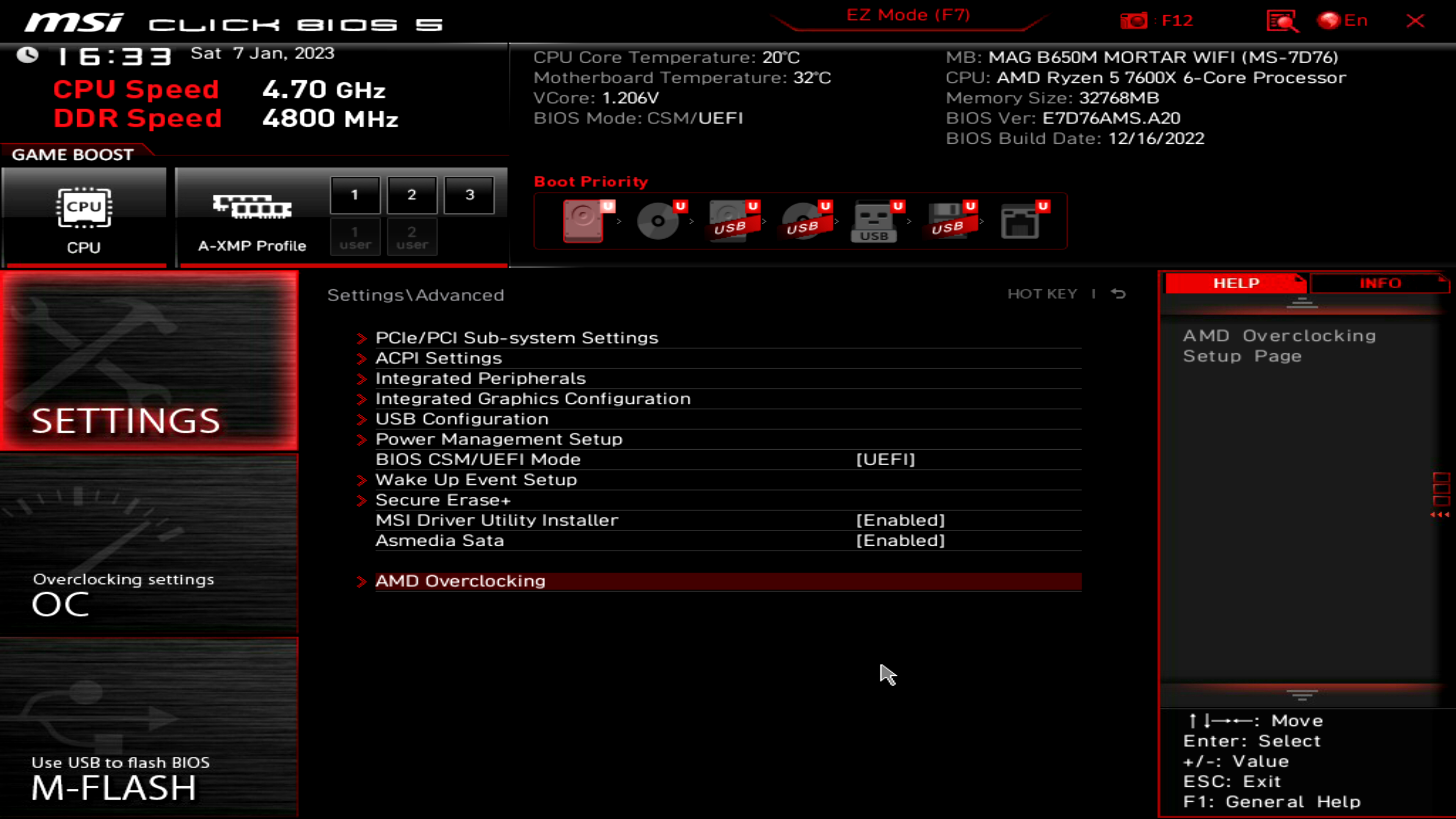 MSI MAG B650M Mortar WIFI