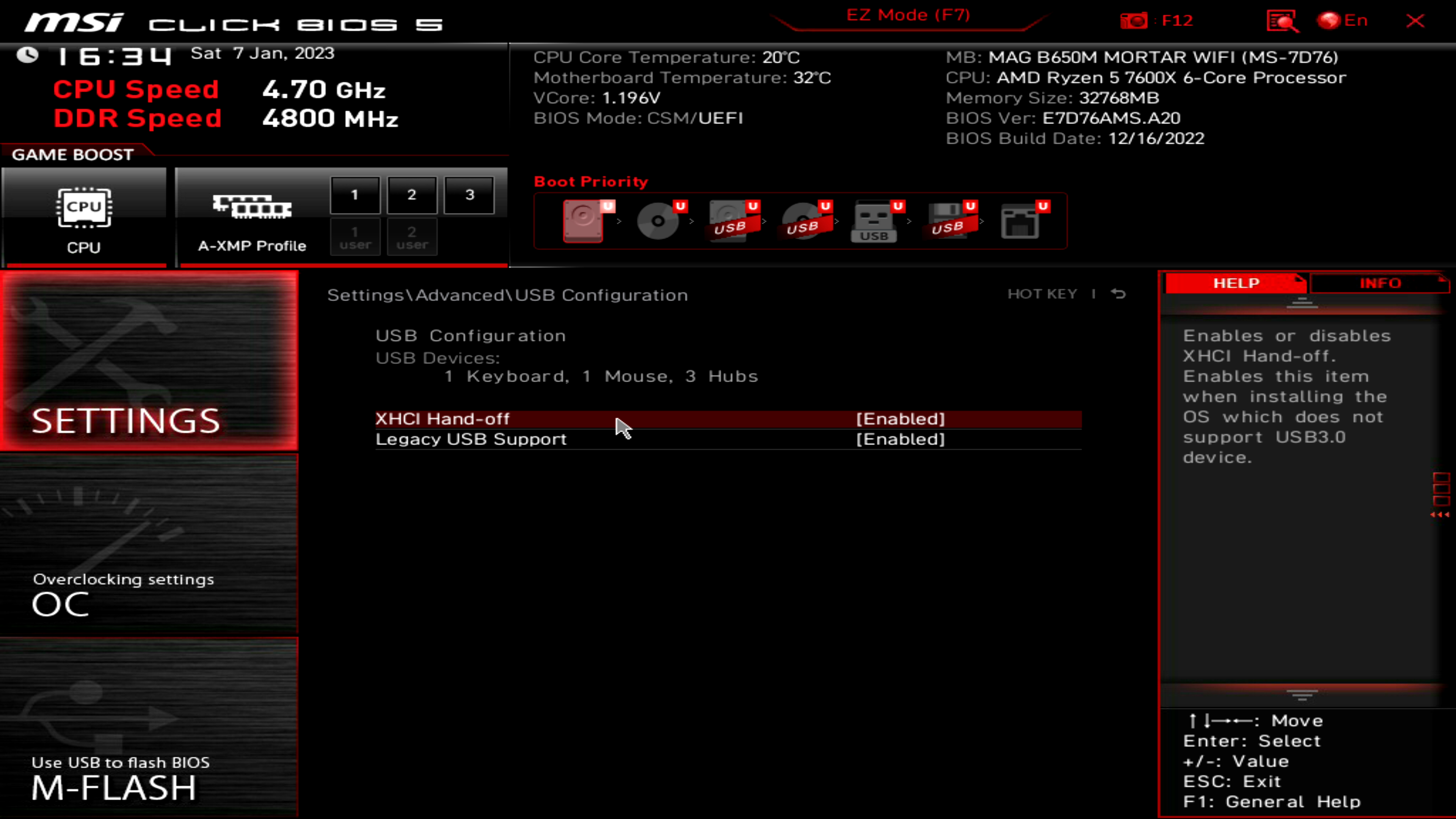 MSI MAG B650M Mortar WIFI