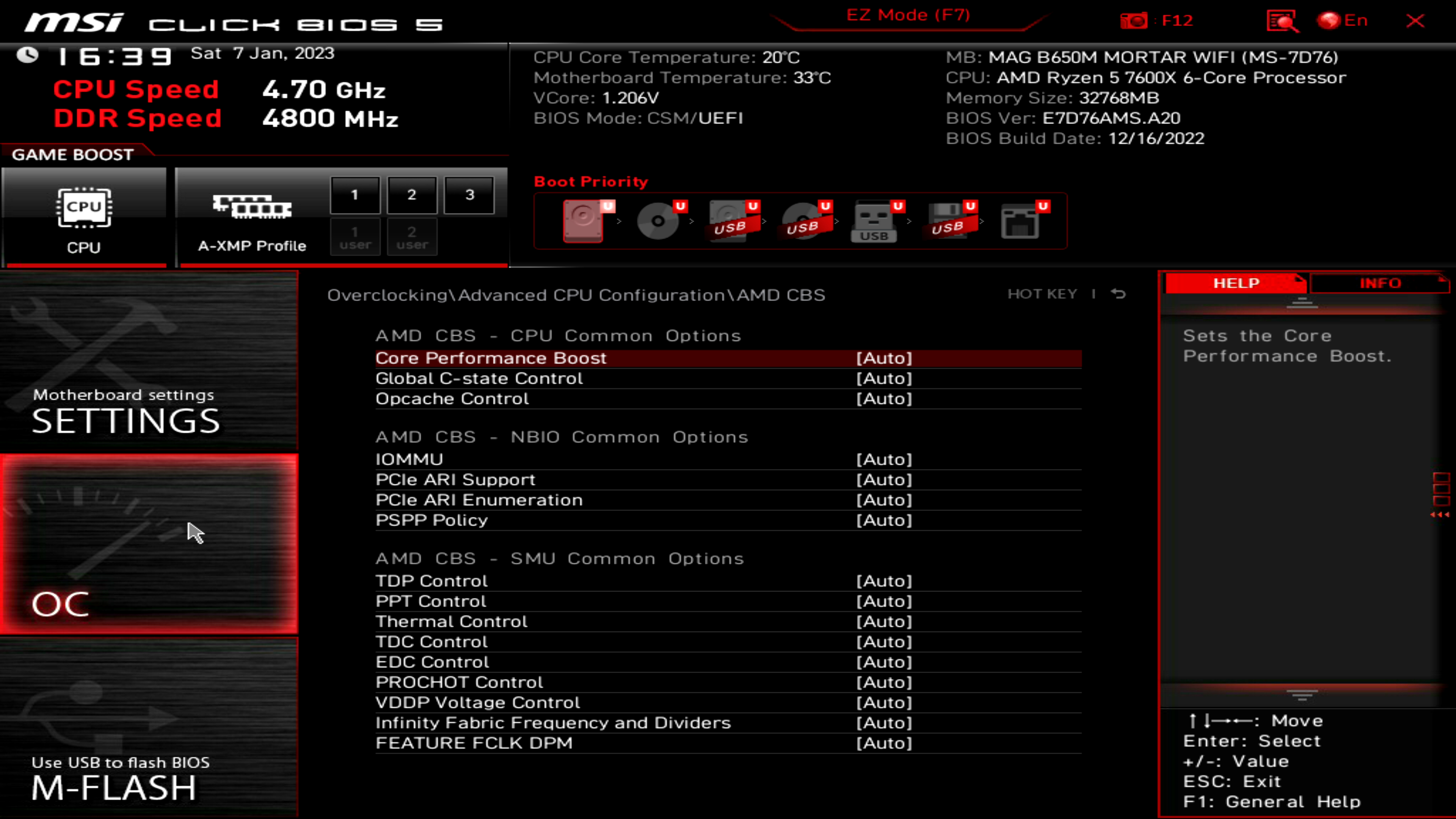 MSI MAG B650M Mortar WIFI