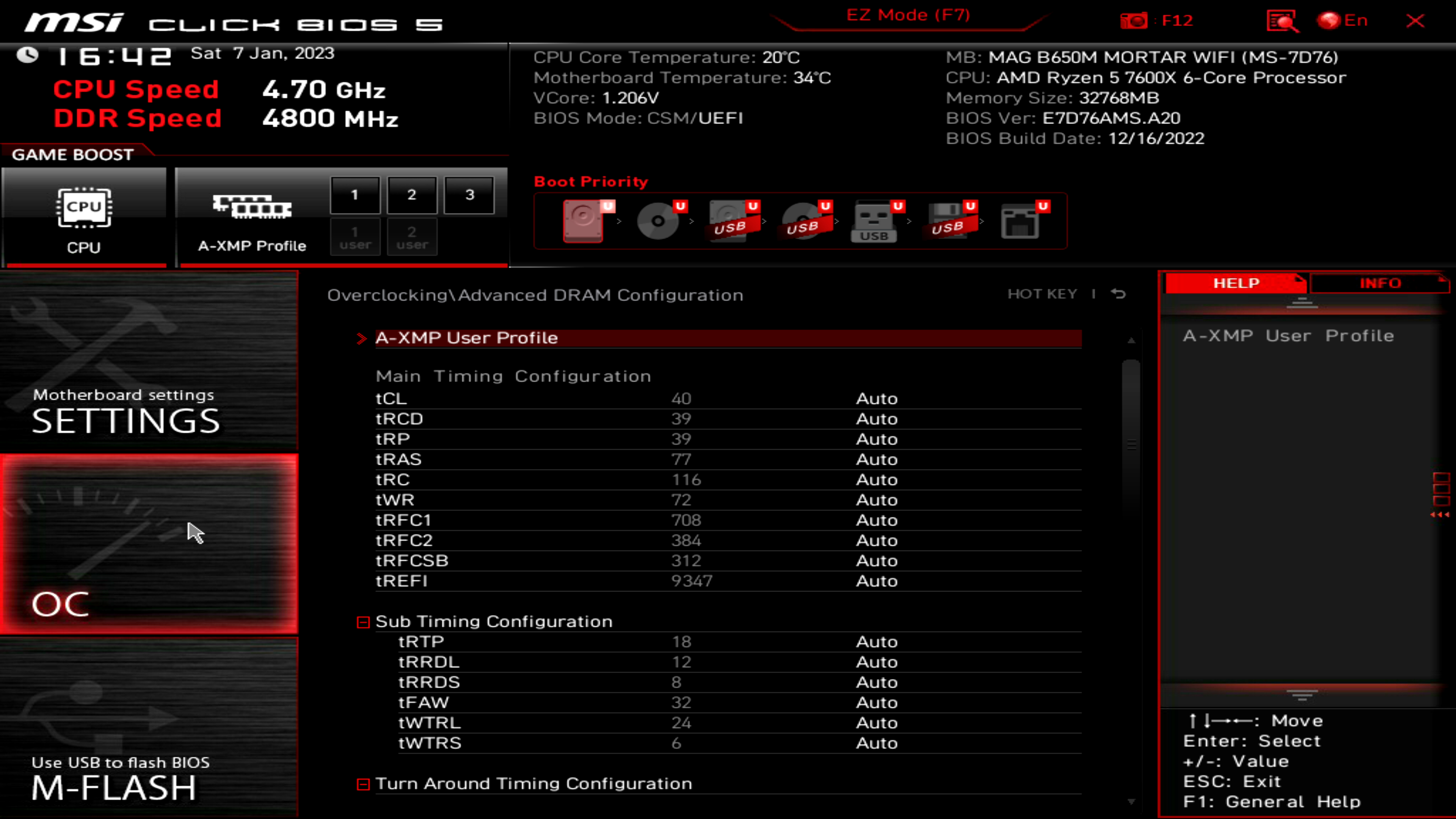 MSI MAG B650M Mortar WIFI