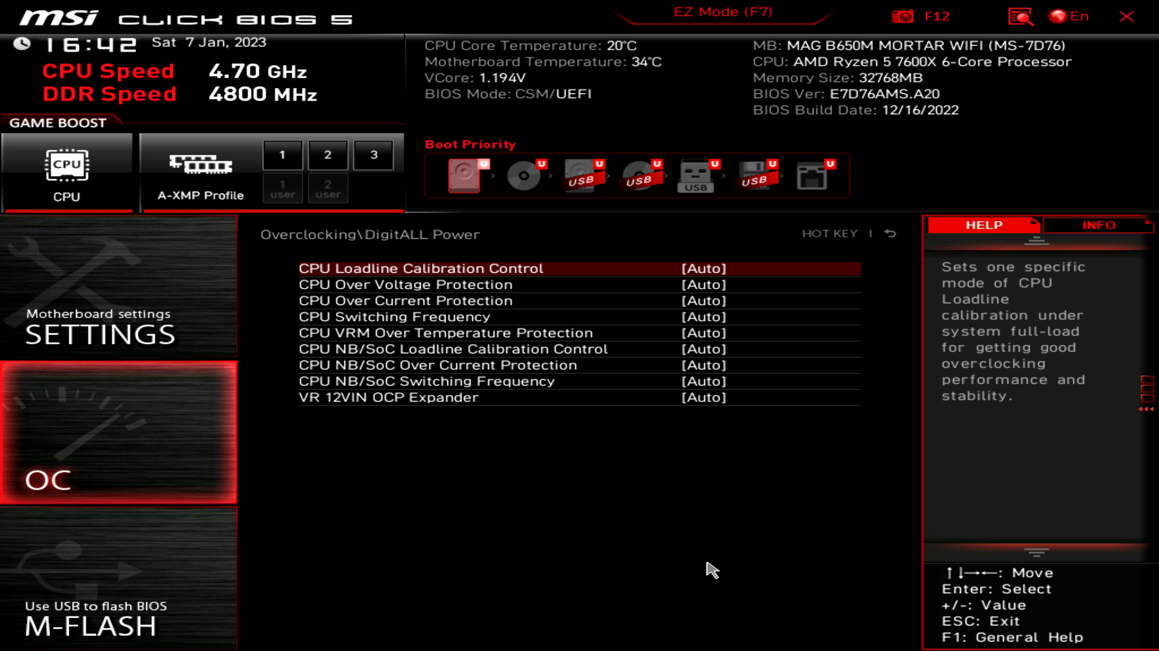 MSI MAG B650M Mortar WIFI