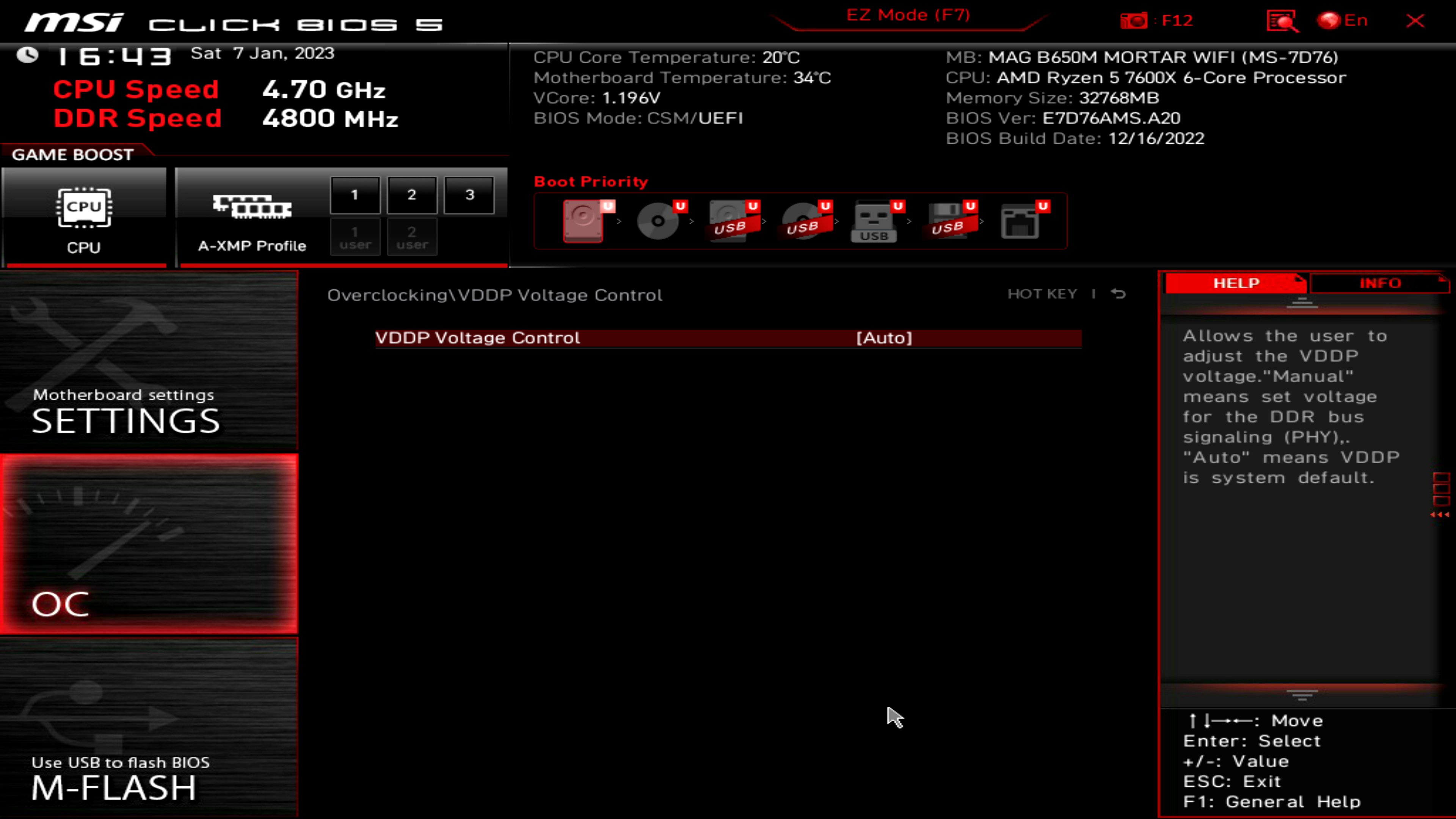 MSI MAG B650M Mortar WIFI