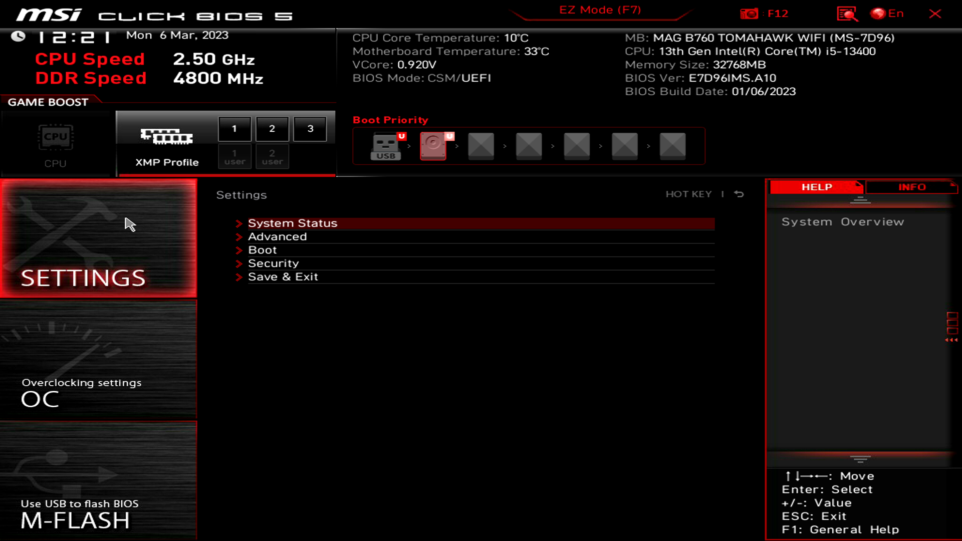 MSI MAG B760 Tomahawk WIFI