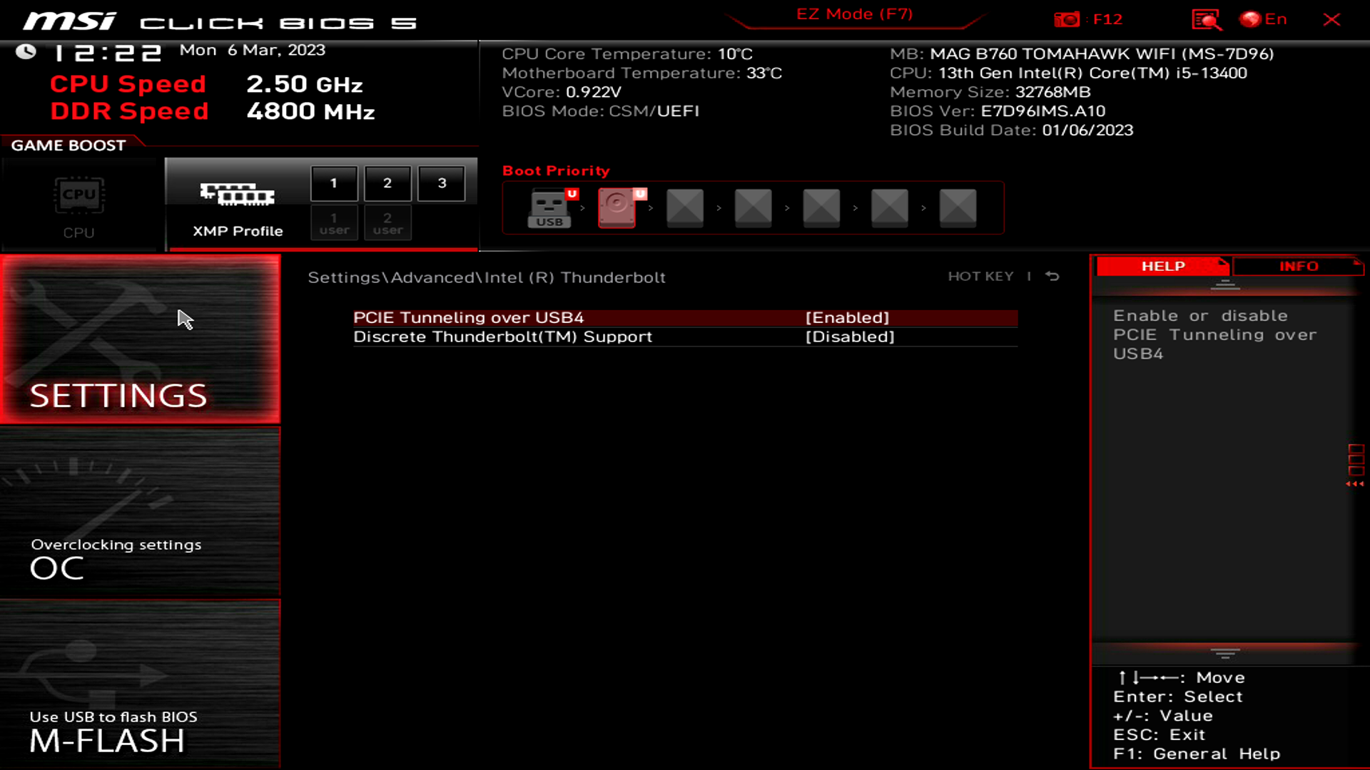 MSI MAG B760 Tomahawk WIFI