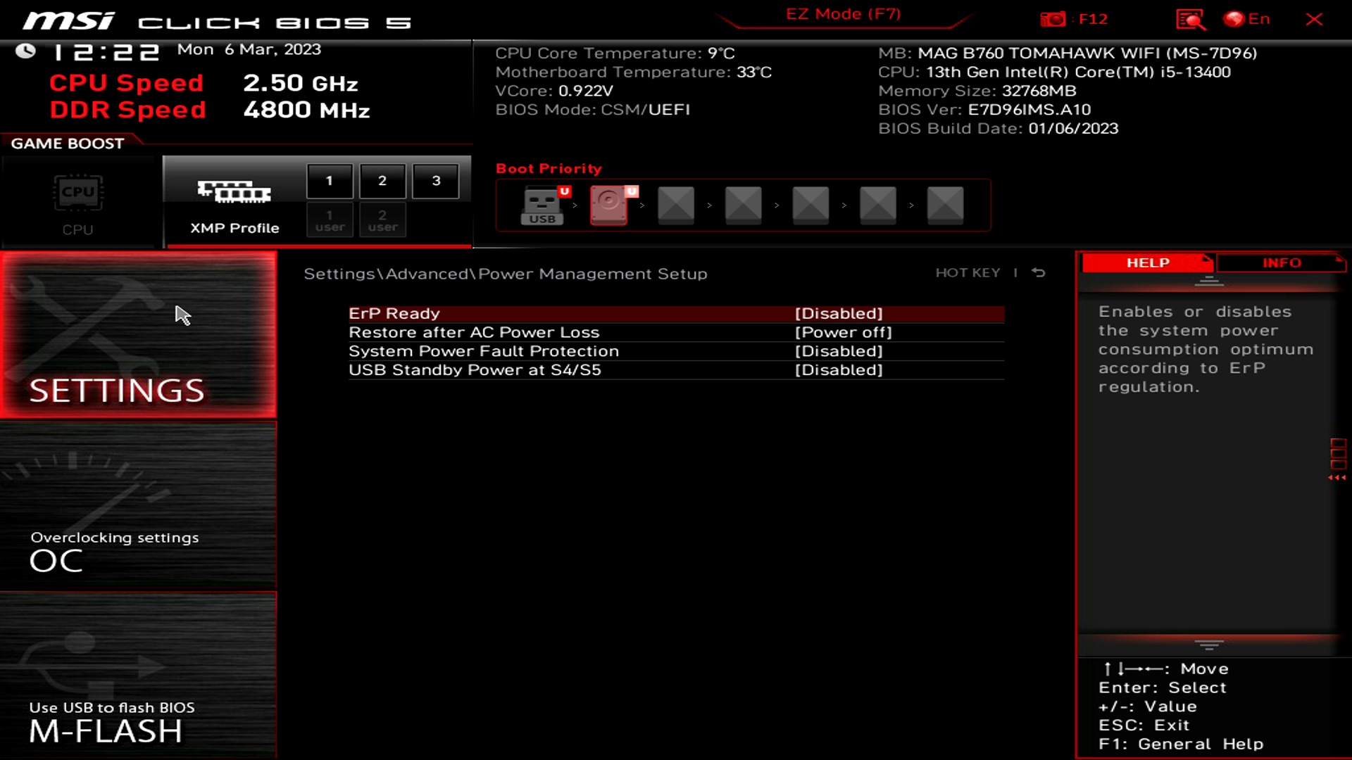 MSI MAG B760 Tomahawk WIFI