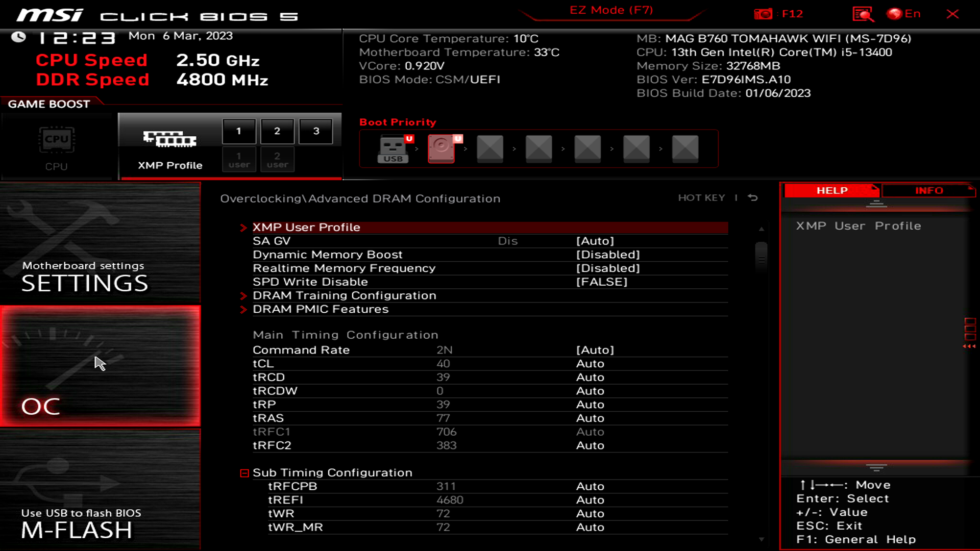 Материнская плата msi mag b760 tomahawk wifi