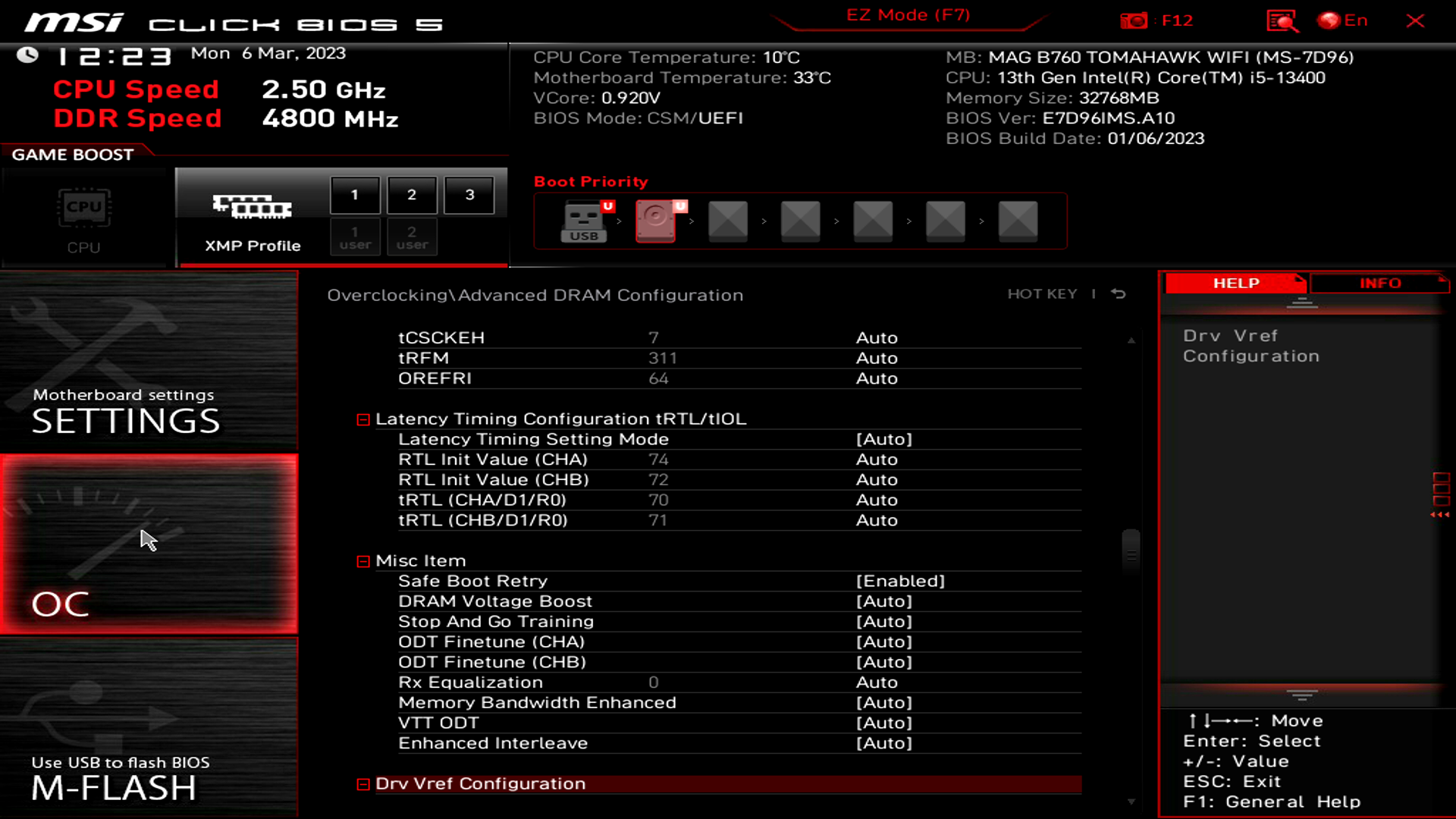 MSI MAG B760 Tomahawk WIFI