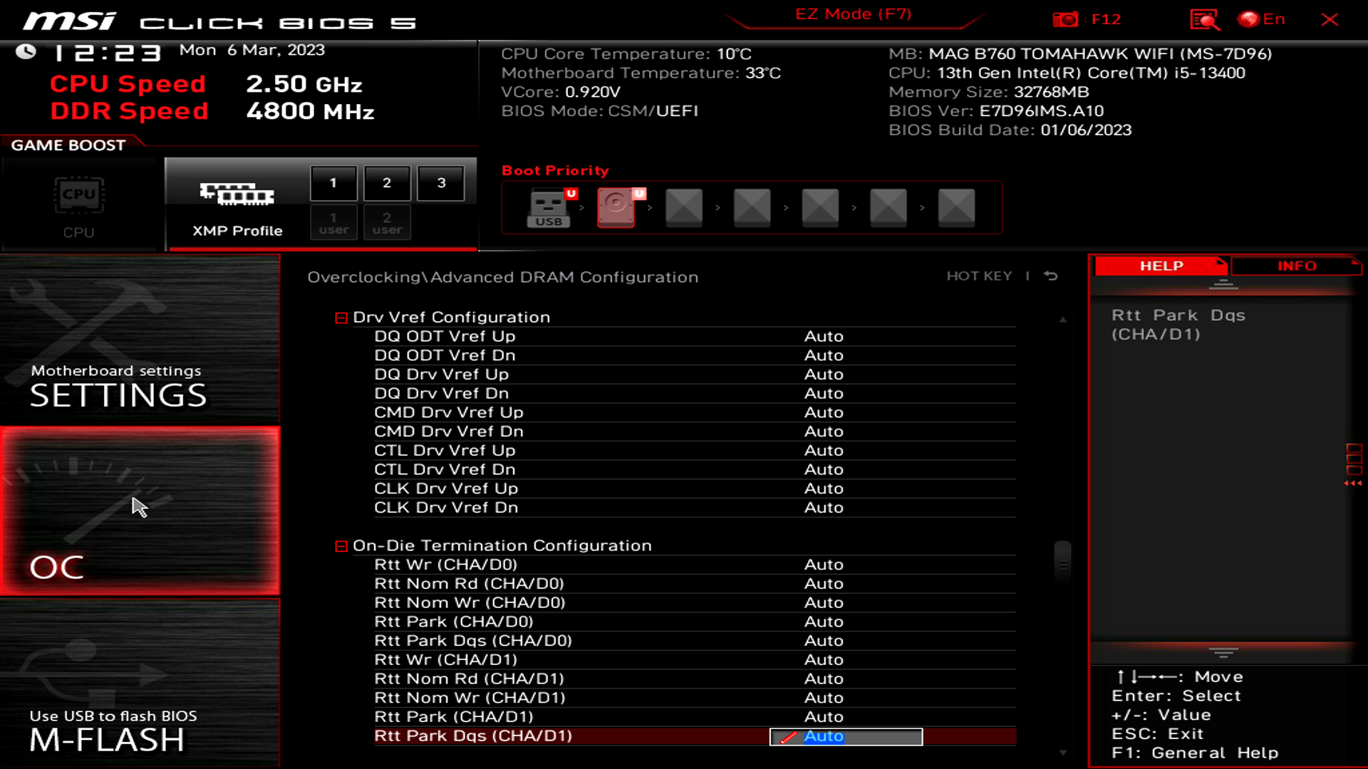 MSI MAG B760 Tomahawk WIFI