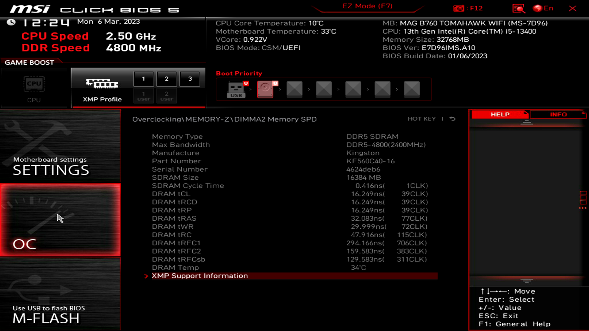 MSI MAG B760 Tomahawk WIFI