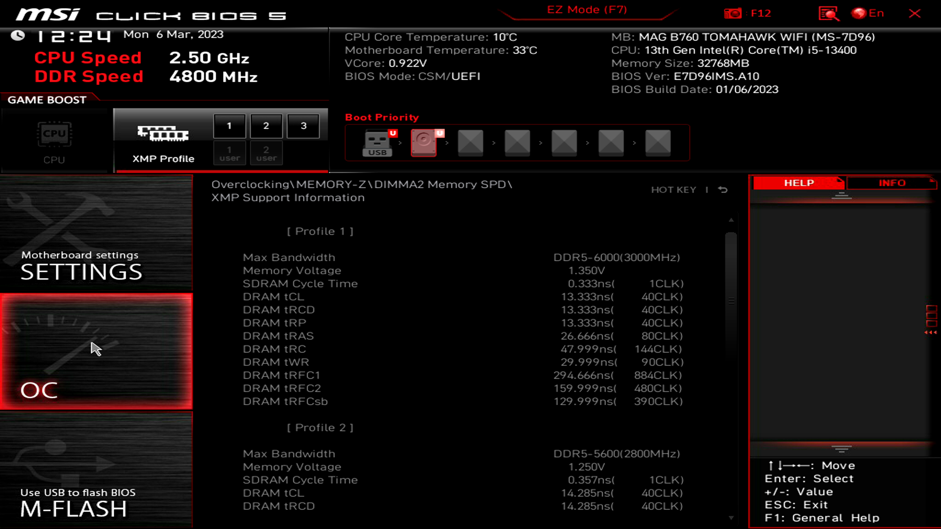 MSI MAG B760 Tomahawk WIFI