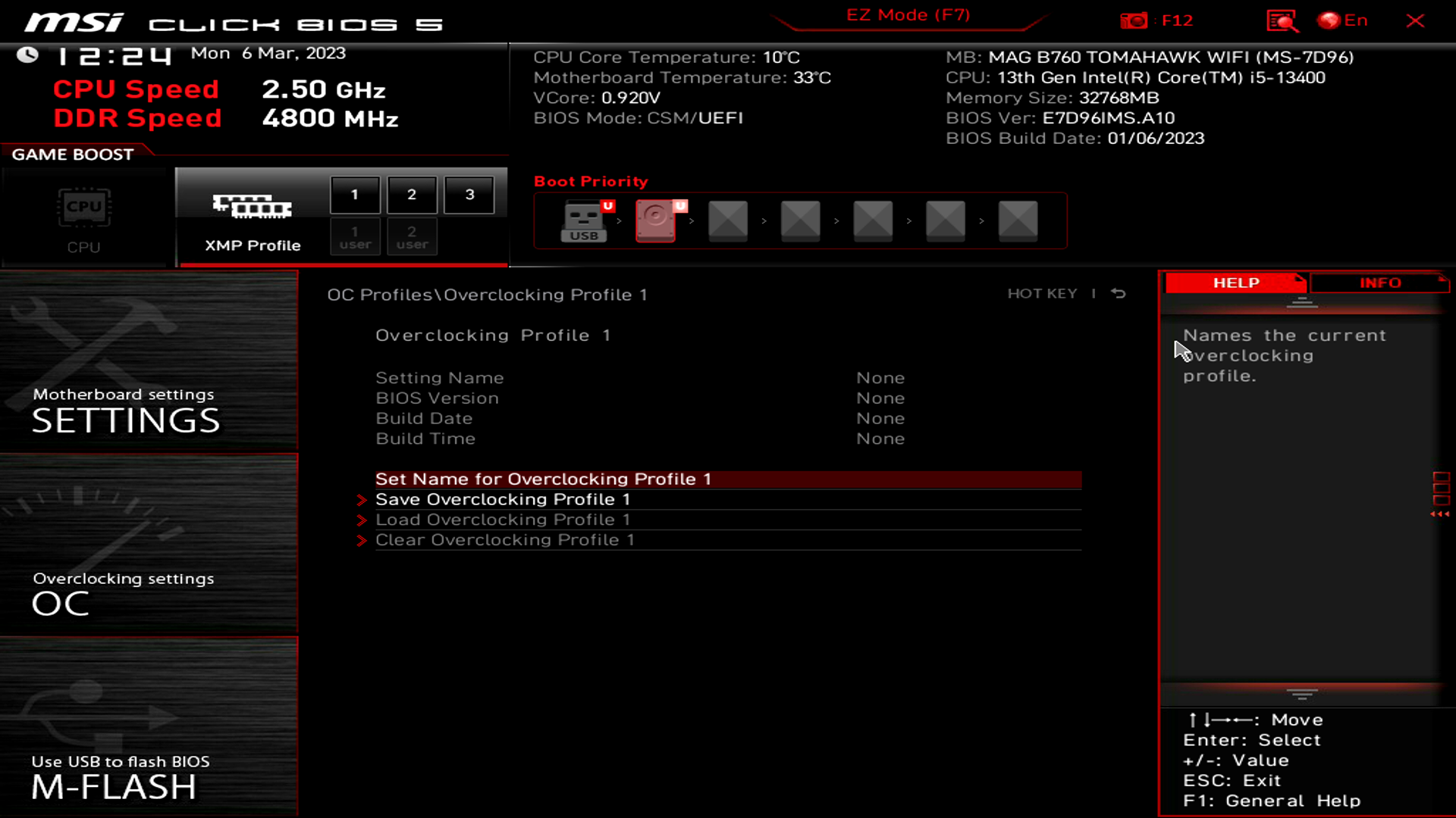 MSI MAG B760 Tomahawk WIFI