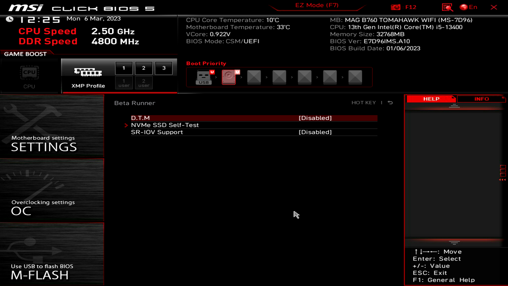 MSI MAG B760 Tomahawk WIFI