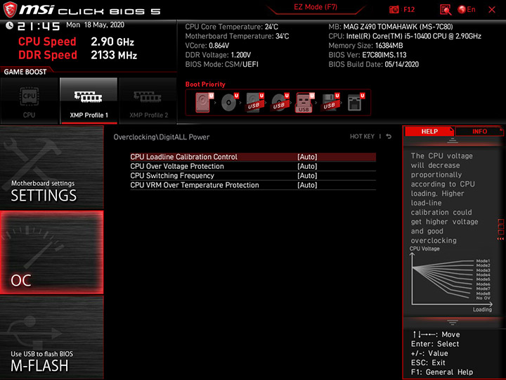 MSI MAG Z490 Tomahawk