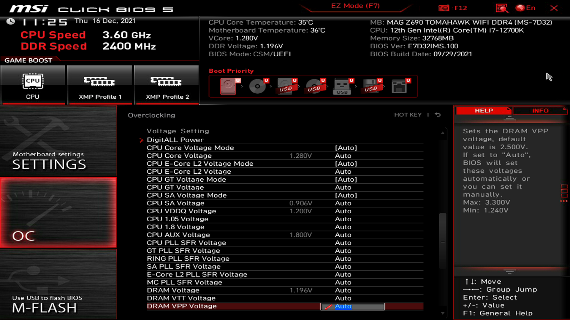 MSI MAG Z690 Tomahawk WiFi