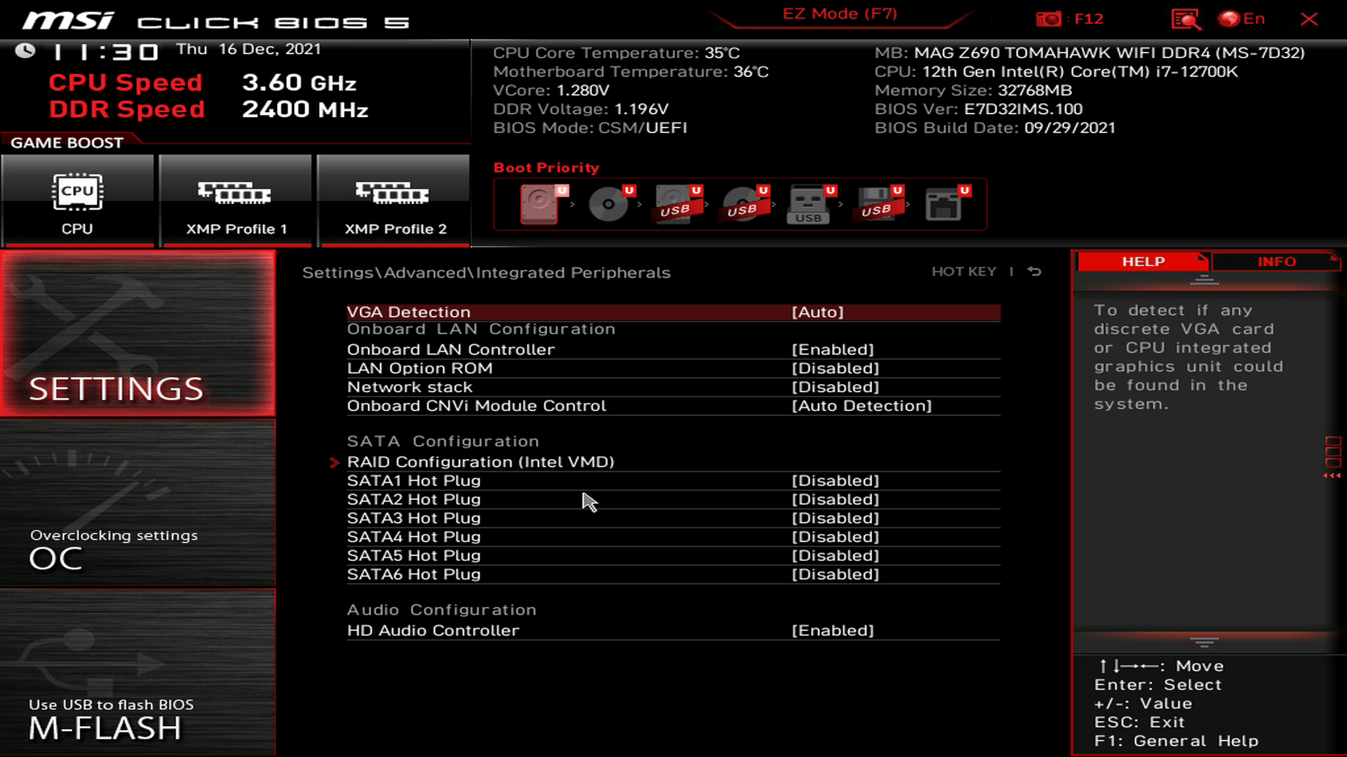 MSI MAG Z690 Tomahawk WiFi