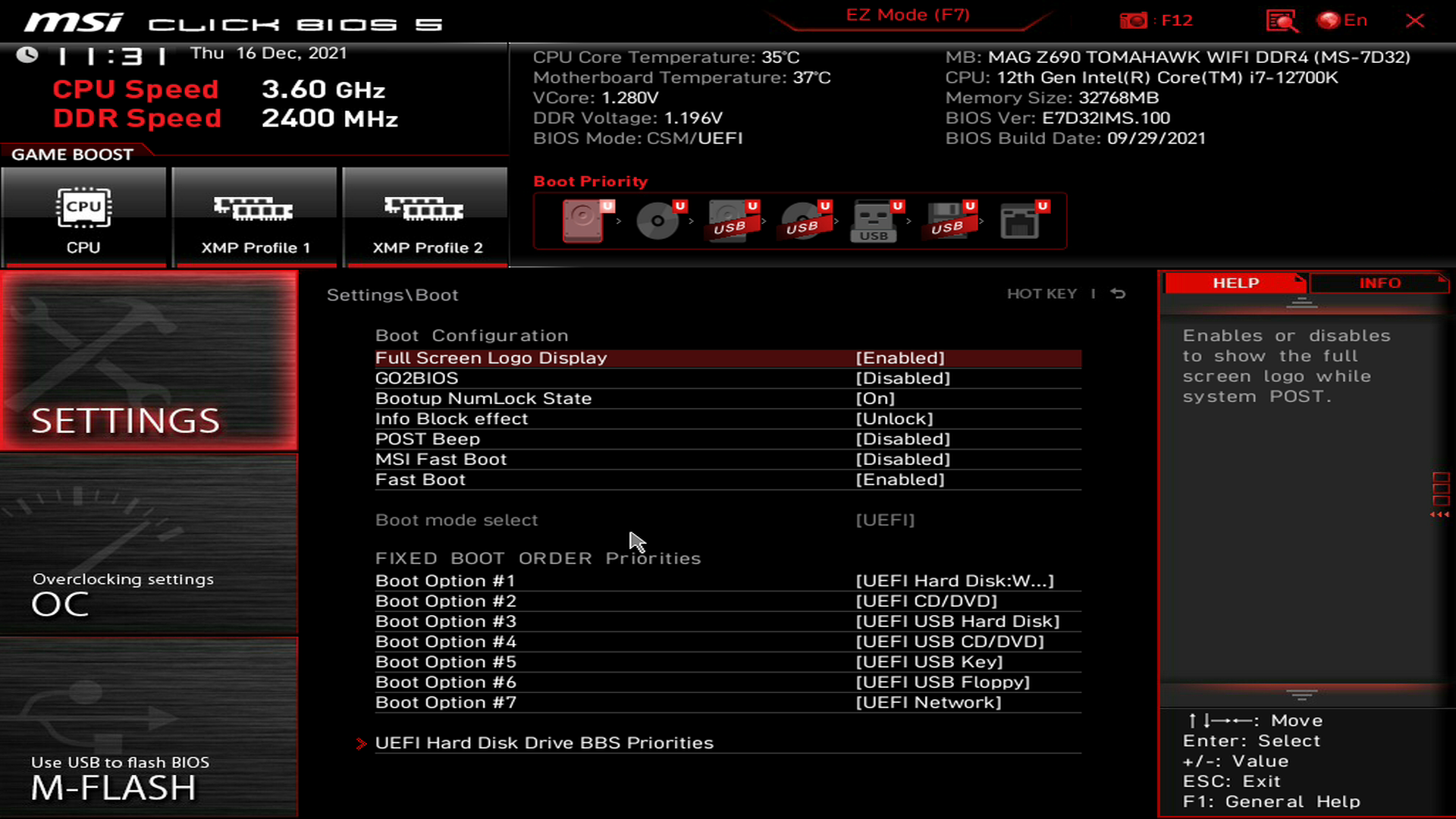 MSI MAG Z690 Tomahawk WiFi