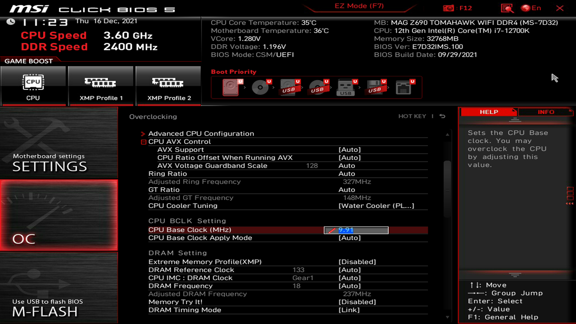 MSI MAG Z690 Tomahawk WiFi