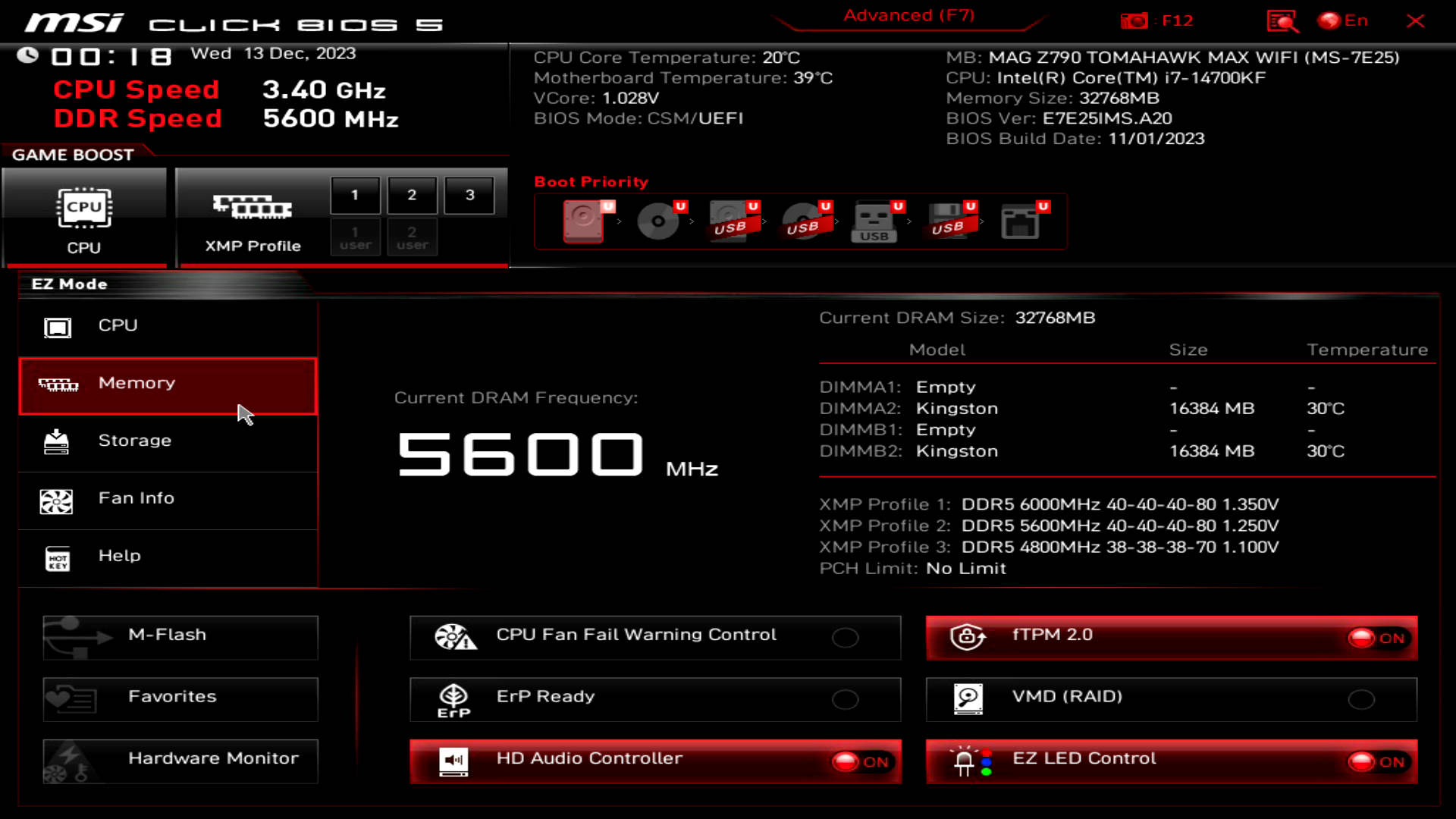 MSI MAG Z790 TOMAHAWK MAX WIFI