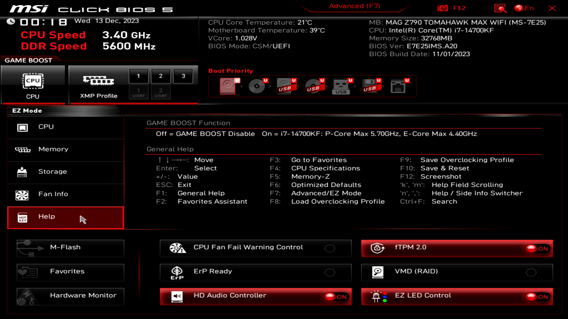 MSI MAG Z790 TOMAHAWK MAX WIFI