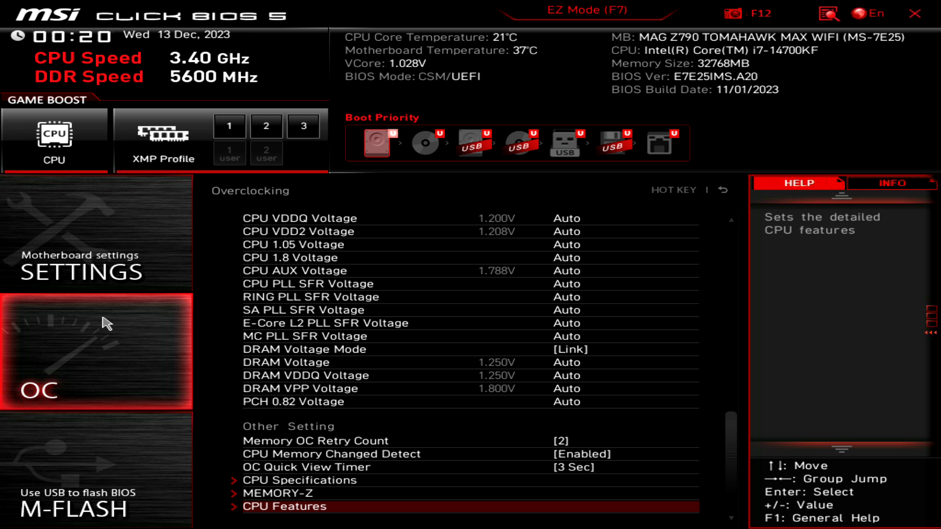 MSI MAG Z790 TOMAHAWK MAX WIFI