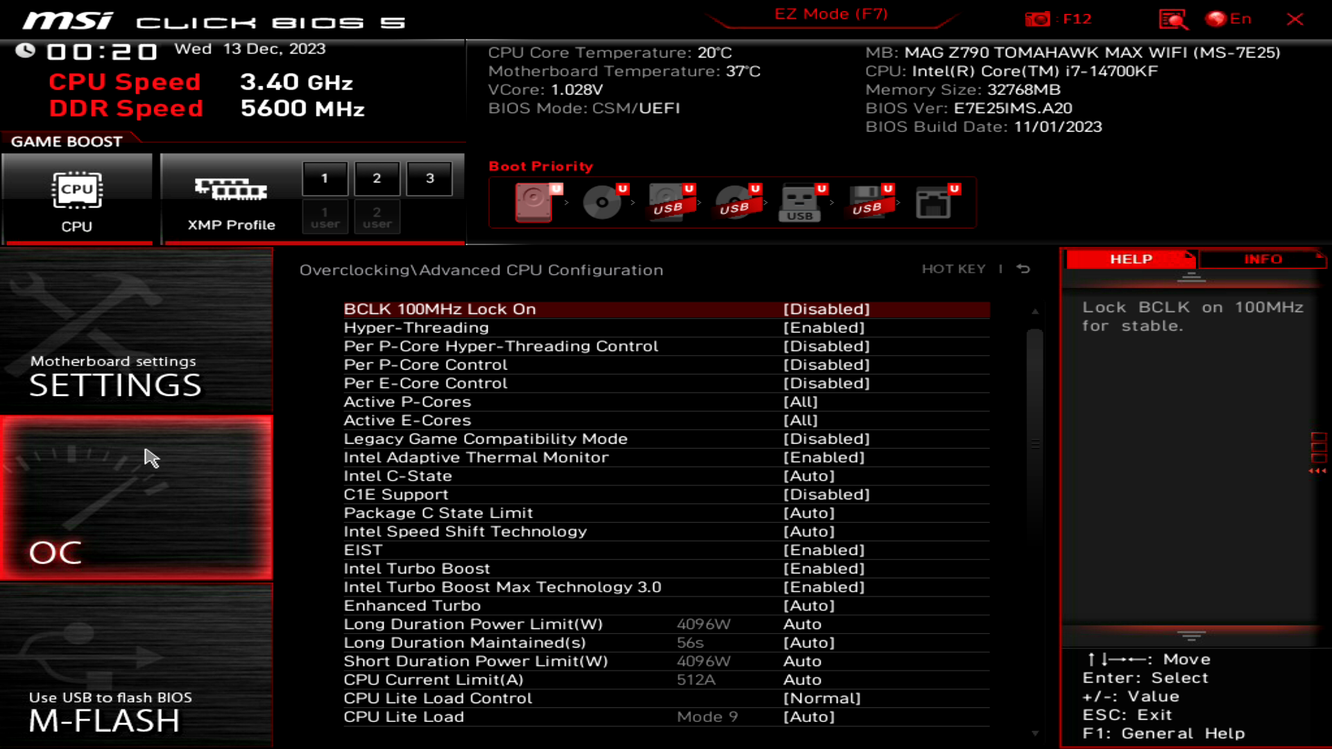 MSI MAG Z790 TOMAHAWK MAX WIFI