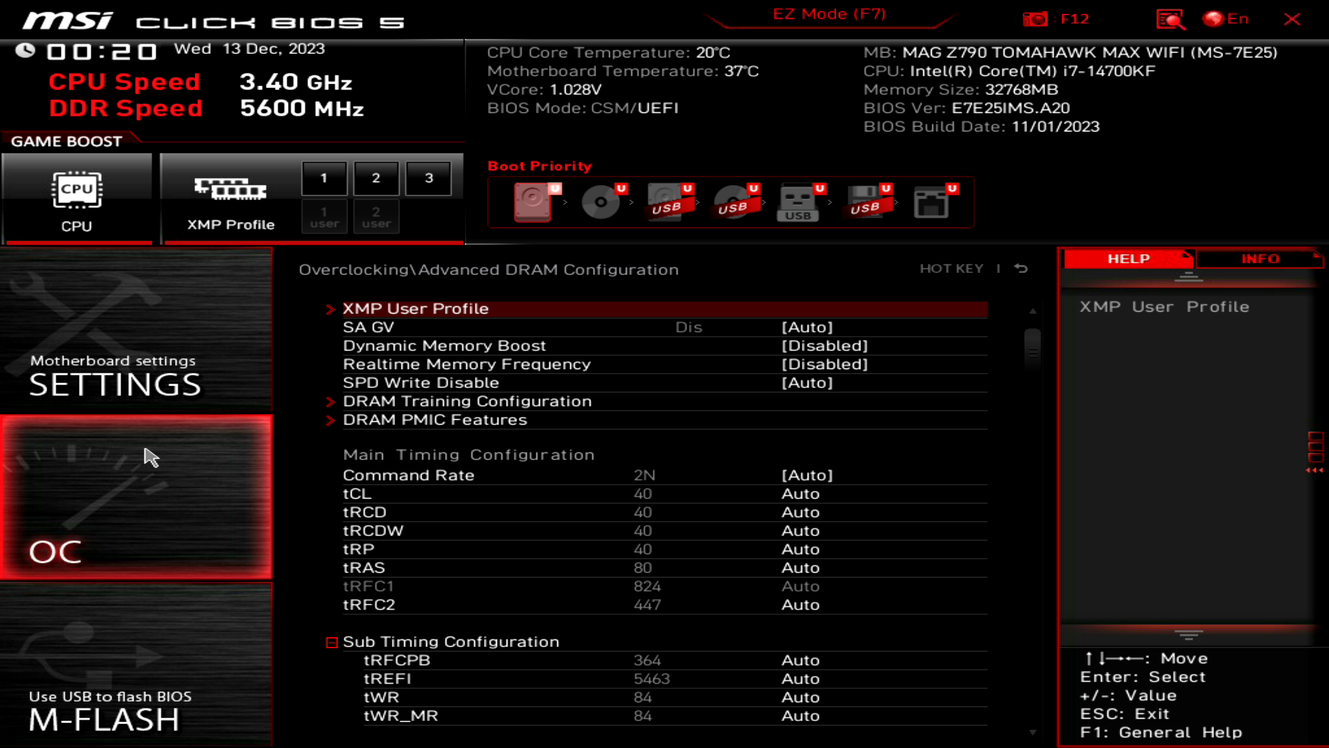 MSI MAG Z790 TOMAHAWK MAX WIFI