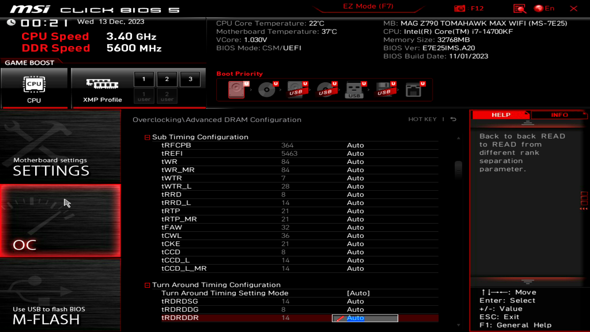 MSI MAG Z790 TOMAHAWK MAX WIFI