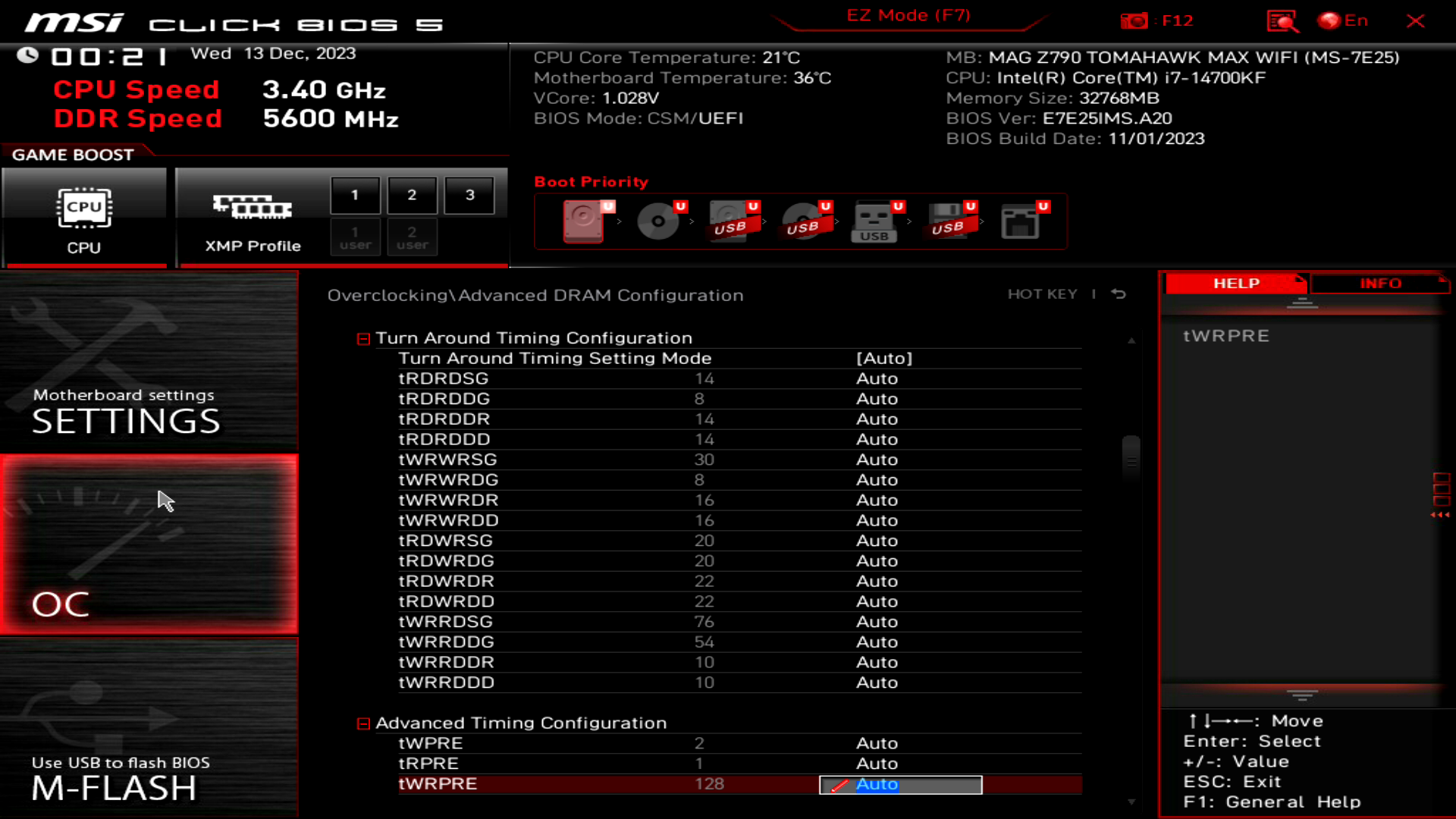 MSI MAG Z790 TOMAHAWK MAX WIFI