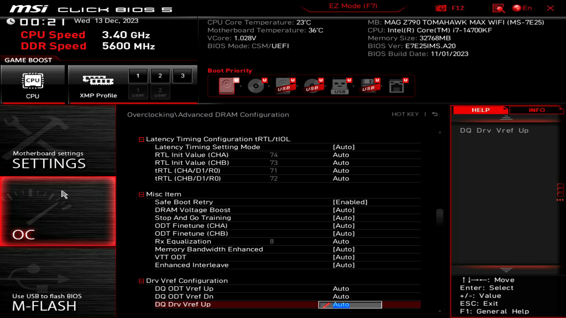 MSI MAG Z790 TOMAHAWK MAX WIFI